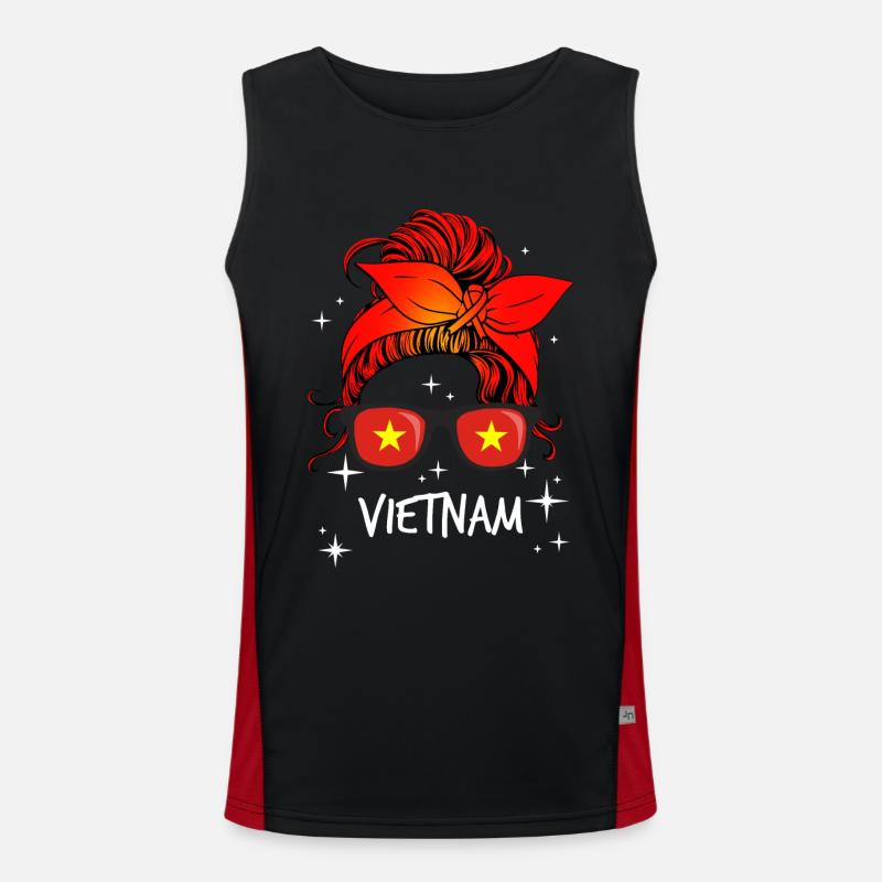 Vietnam Débardeur respirant contrasté Homme 