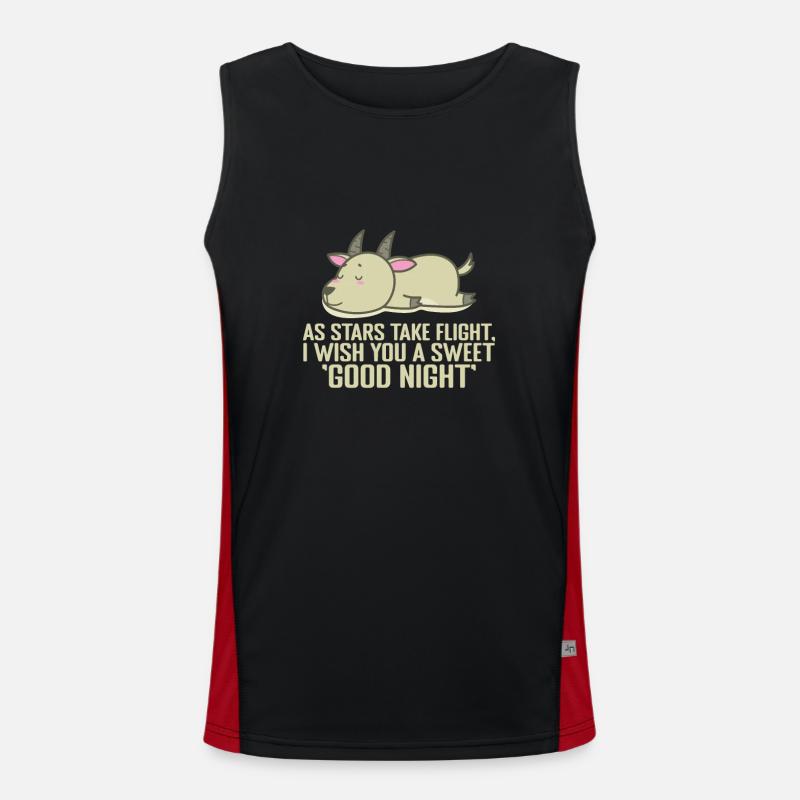 as Stars take Flight, good Night Pyjama Men's Functional Contrast Tank Top 