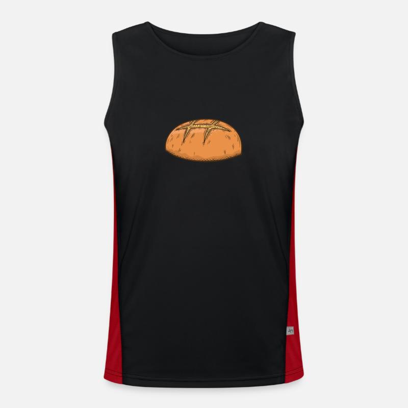 Bread, connoisseurs, bakers, baked goods Men's Functional Contrast Tank Top 