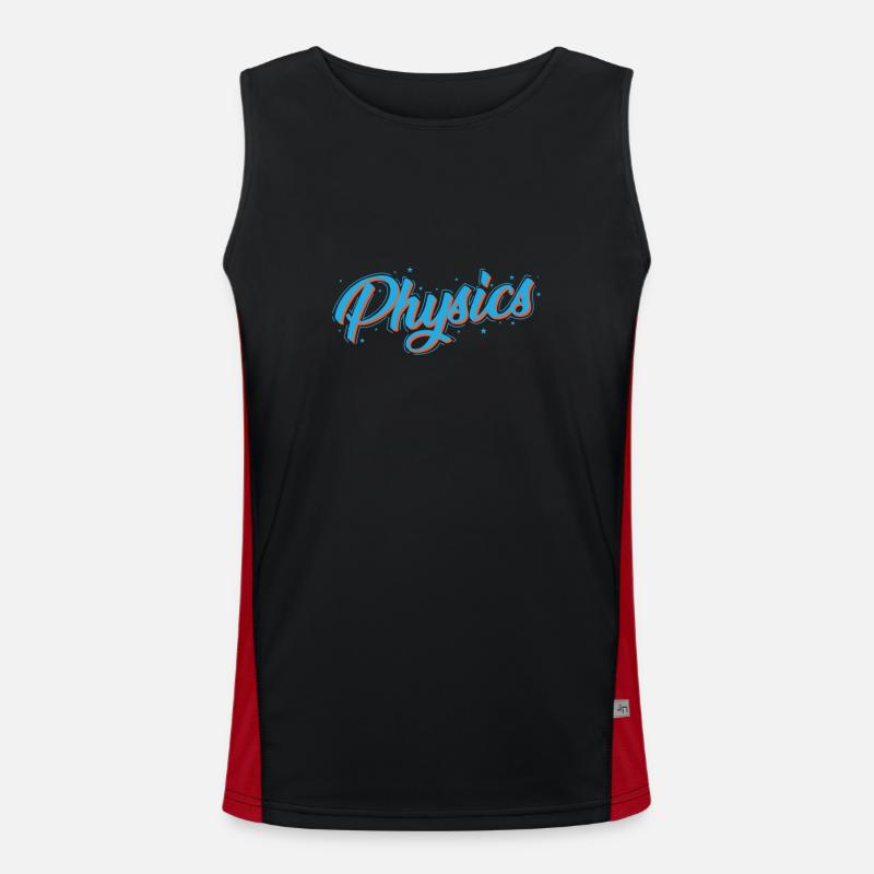 Physics Natural Science Studies Men's Functional Contrast Tank Top 