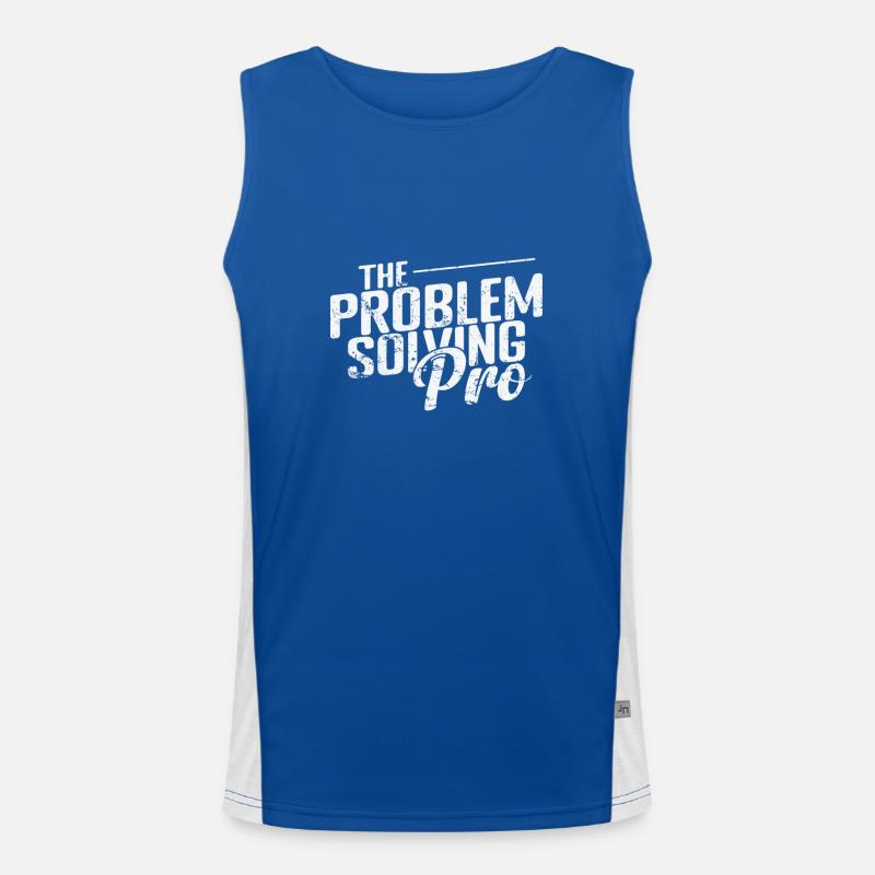 The Problem-Solving Pro Men's Functional Contrast Tank Top 