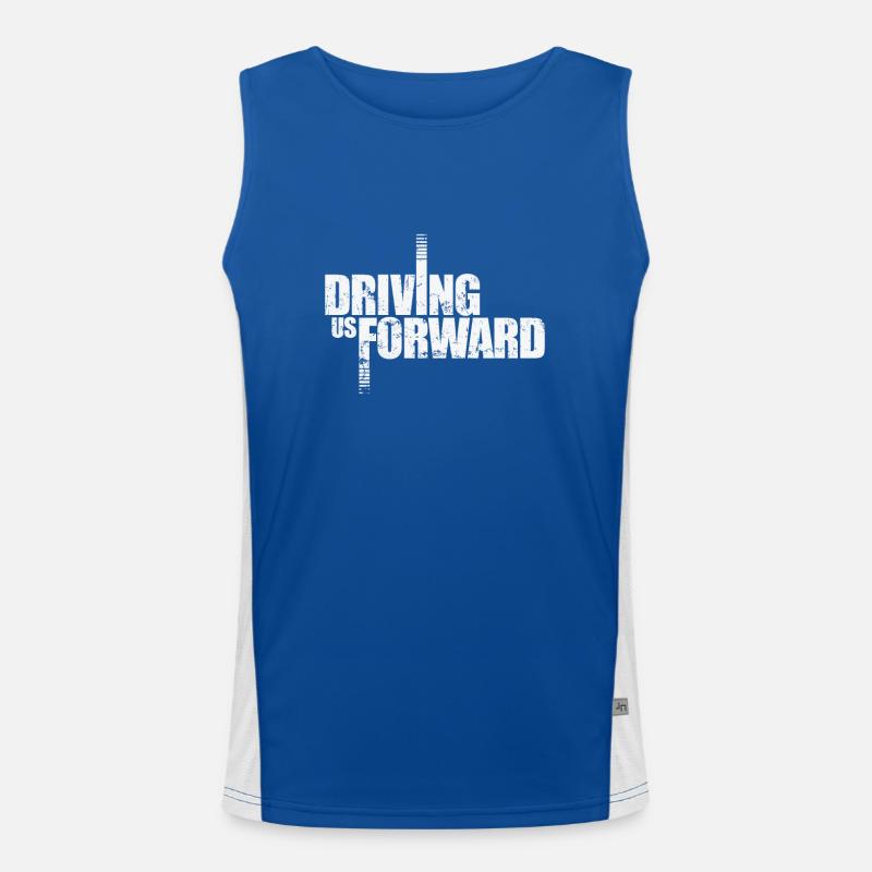 Driving Us Forward Men's Functional Contrast Tank Top 