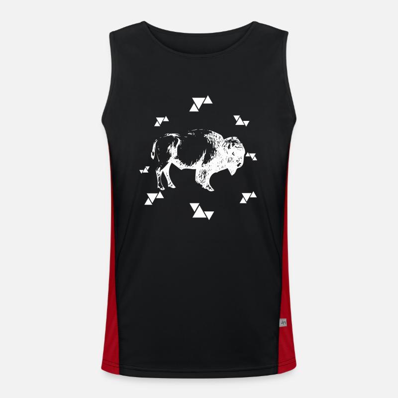 Bison - Buffalo Débardeur respirant contrasté Homme 