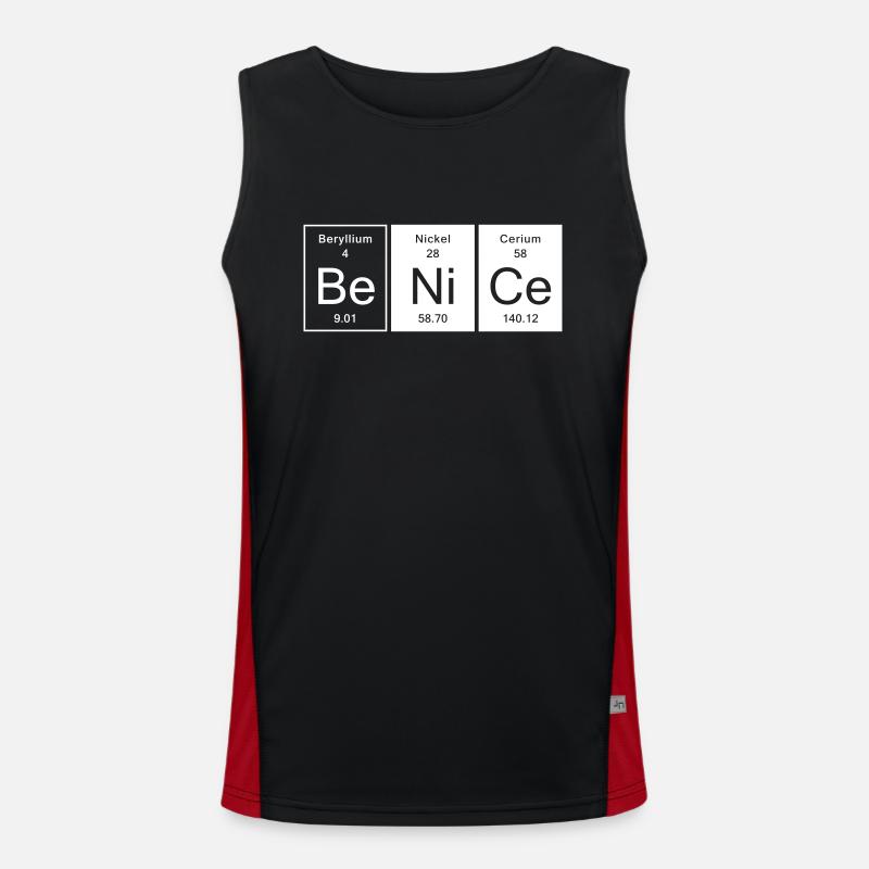 Nice - Be Nice Men's Functional Contrast Tank Top 