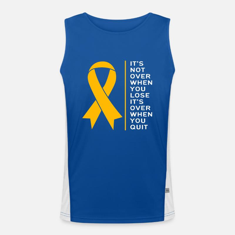 Krebs Kind Funktionelles Kontrast-Tank Top für Männer 