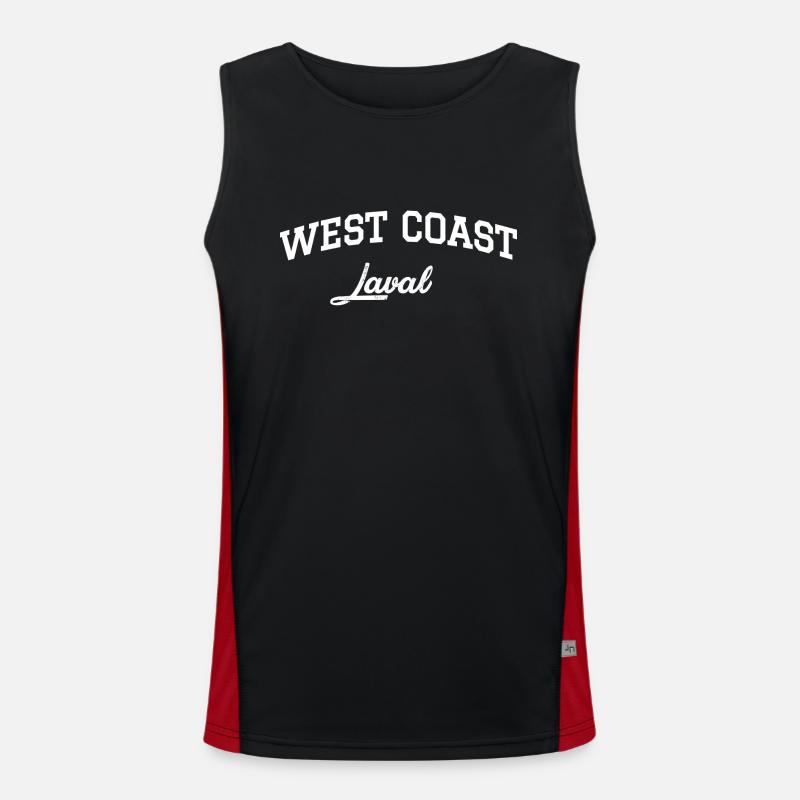 WEST COAST Laval Men's Functional Contrast Tank Top 