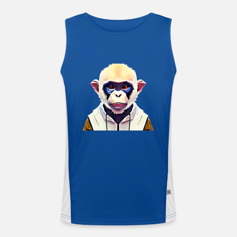 Polygon Monkey Men's Functional Contrast Tank Top 