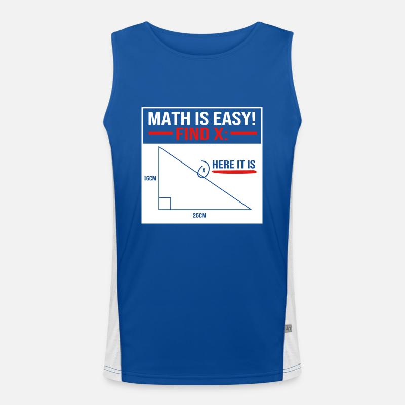 Mathematics Men's Functional Contrast Tank Top 