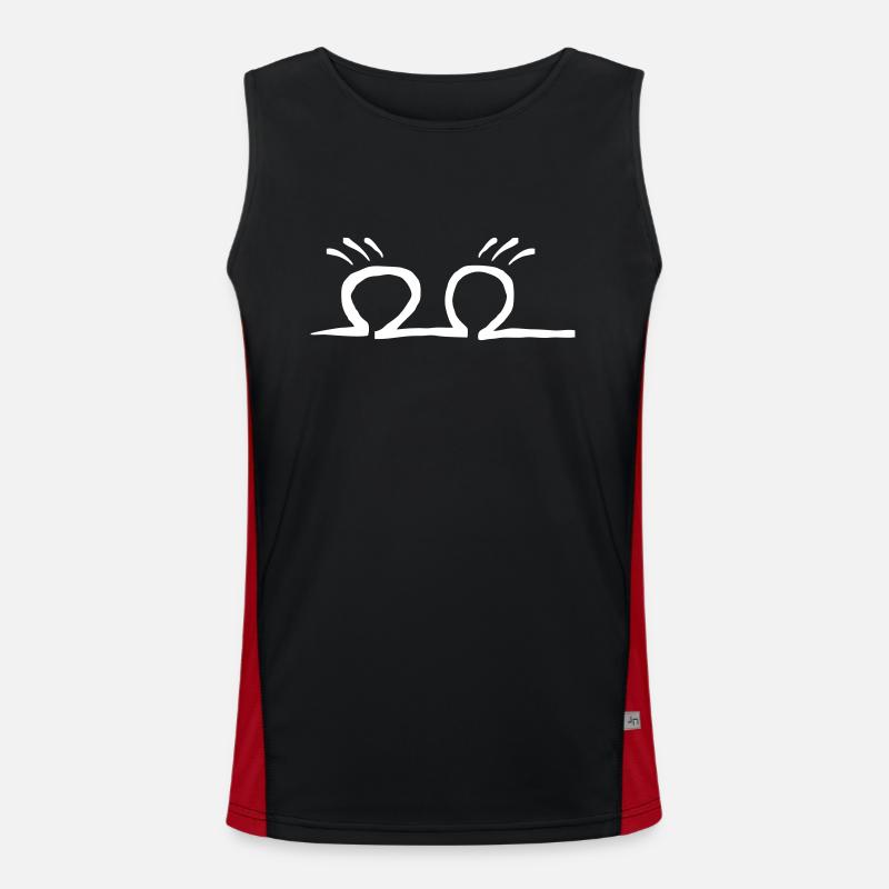 Köpfe Funktionelles Kontrast-Tank Top für Männer 