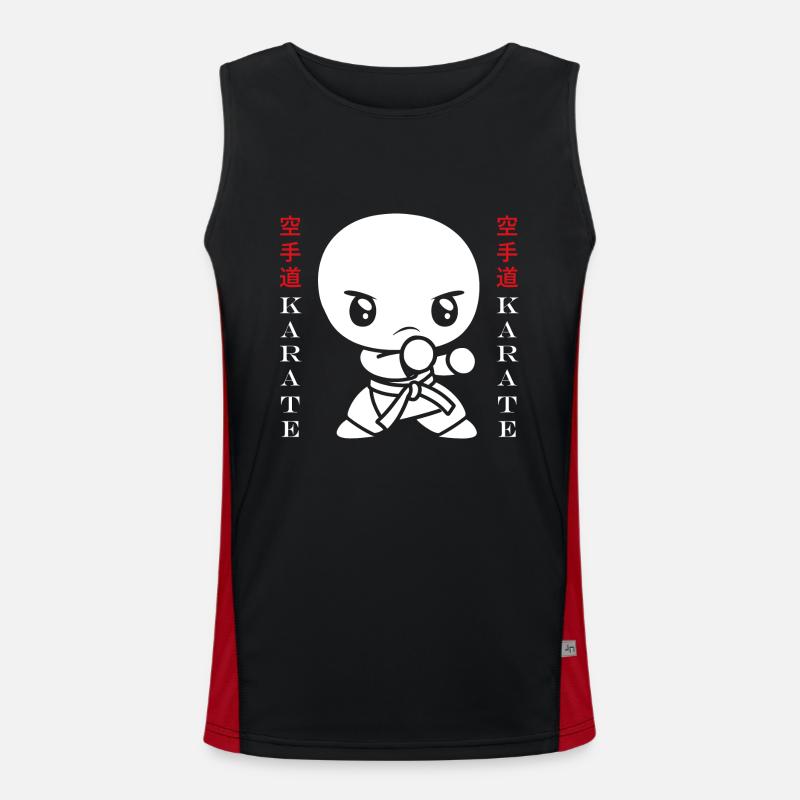 karate Débardeur respirant contrasté Homme 