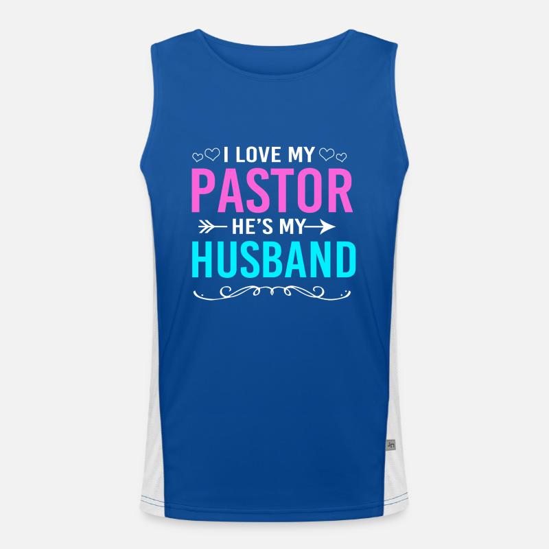 Pastor Men's Functional Contrast Tank Top 