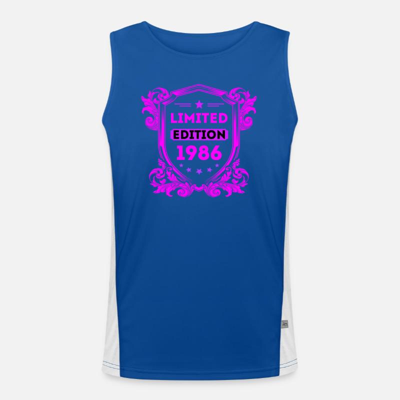 1986 Funktionelles Kontrast-Tank Top für Männer 