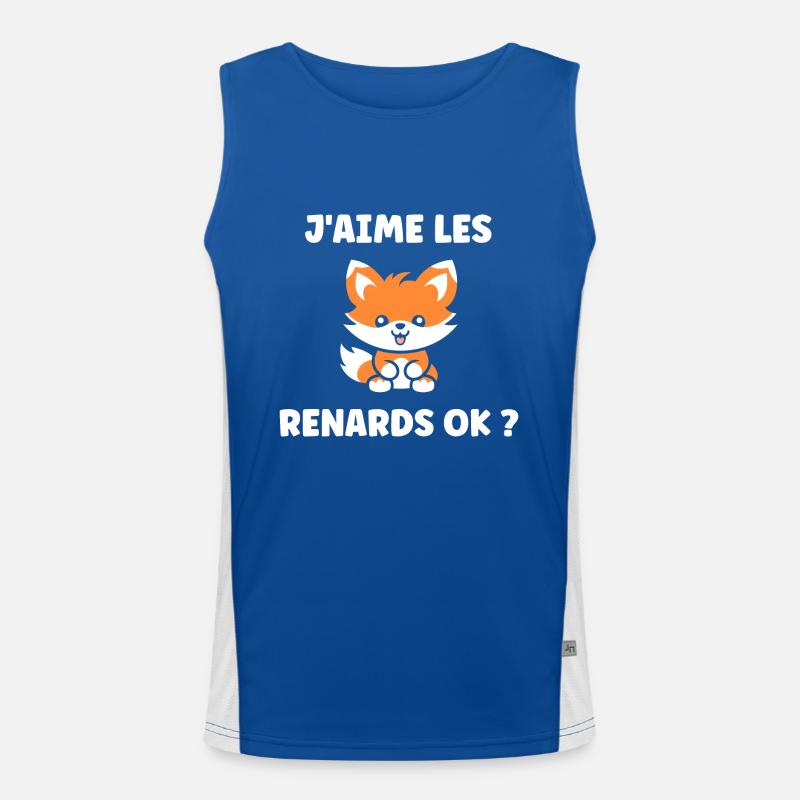 petit renard Débardeur respirant contrasté Homme 