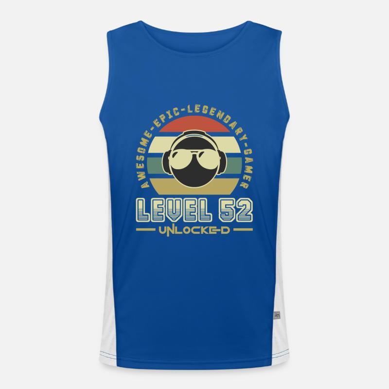 Level 52 Débardeur respirant contrasté Homme 