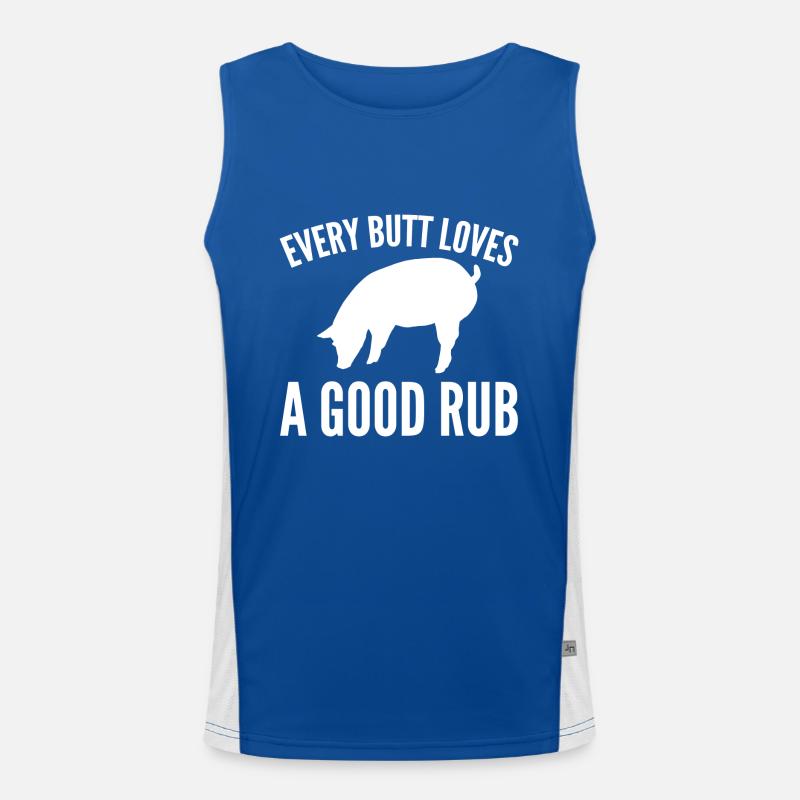 BBQ Men's Functional Contrast Tank Top 