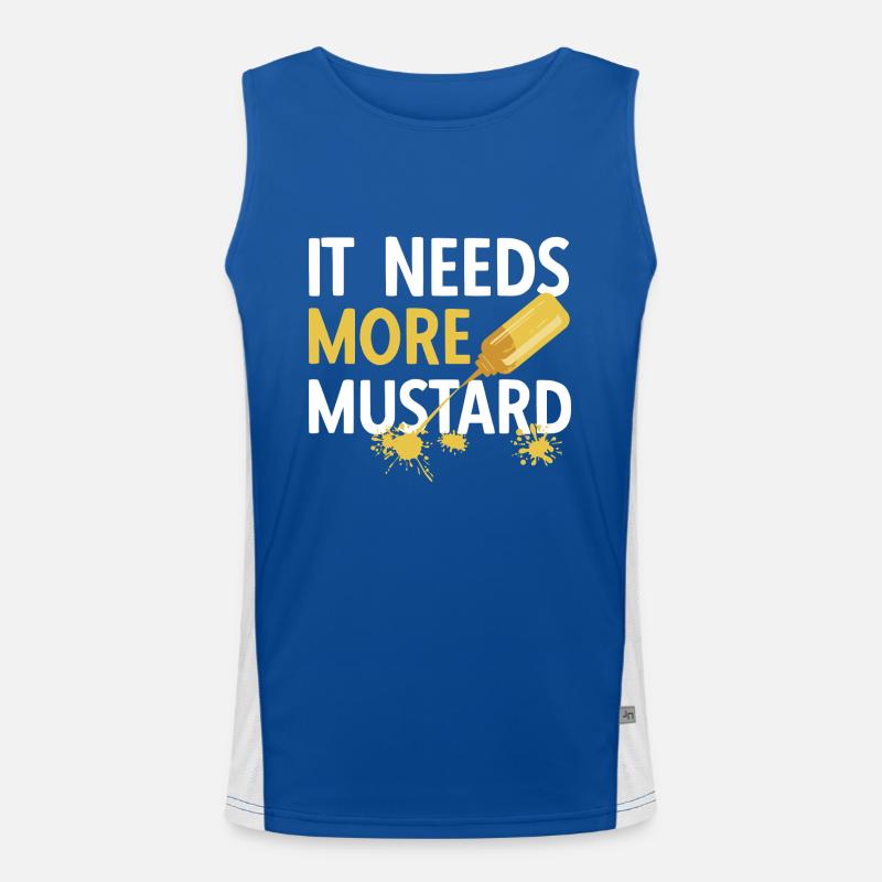 Senf Moutarde Débardeur respirant contrasté Homme 