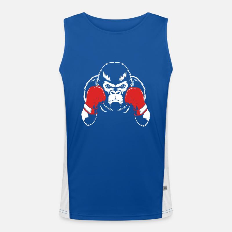 Gorilla Funktionelles Kontrast-Tank Top für Männer 
