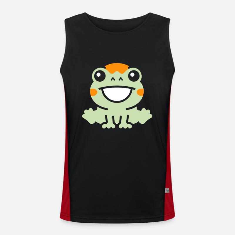 Chamäleon Funktionelles Kontrast-Tank Top für Männer 