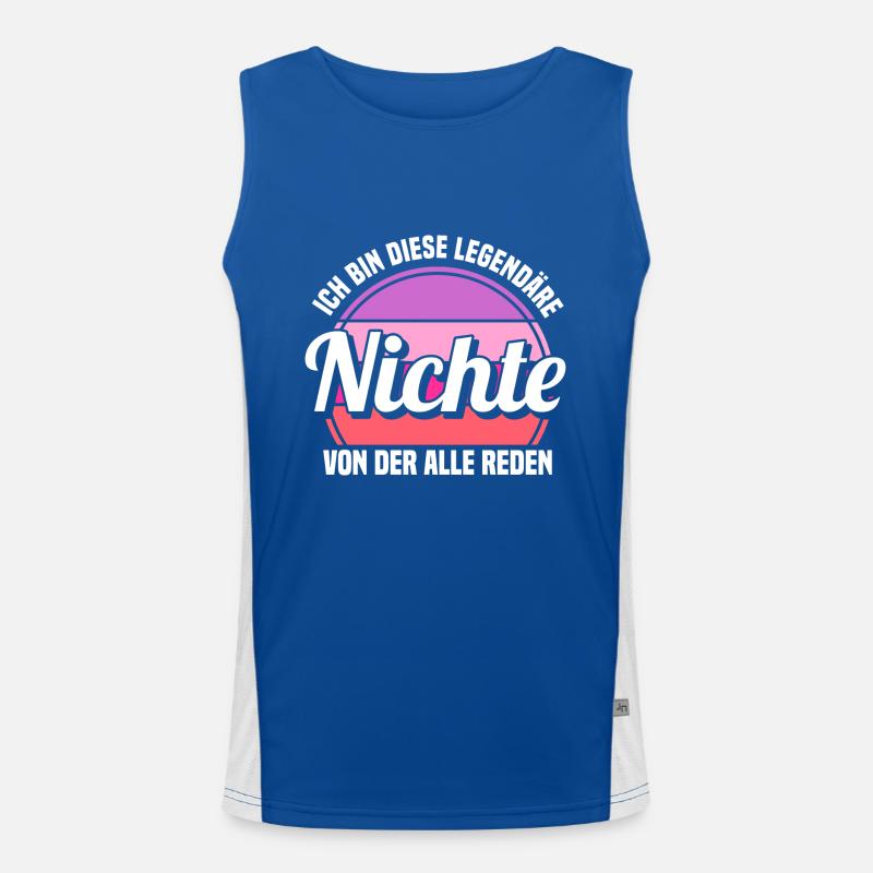 Nichte Funktionelles Kontrast-Tank Top für Männer 