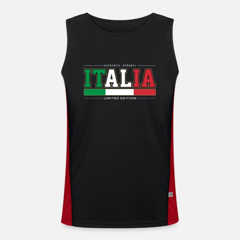 Italie Débardeur respirant contrasté Homme 