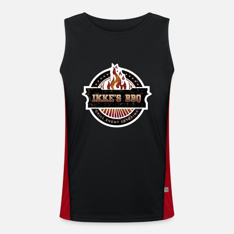 IKKE´S BBQ Funktionelles Kontrast-Tank Top für Männer 