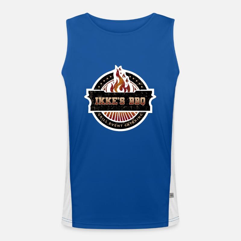 IKKE´S BBQ Funktionelles Kontrast-Tank Top für Männer 