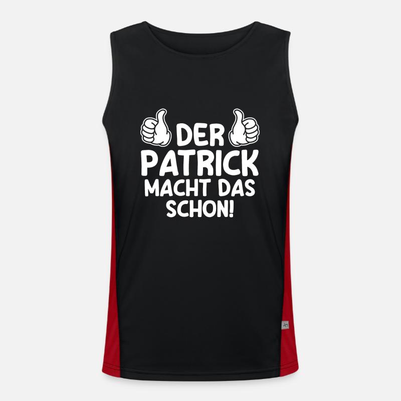 Patrick Funktionelles Kontrast-Tank Top für Männer 