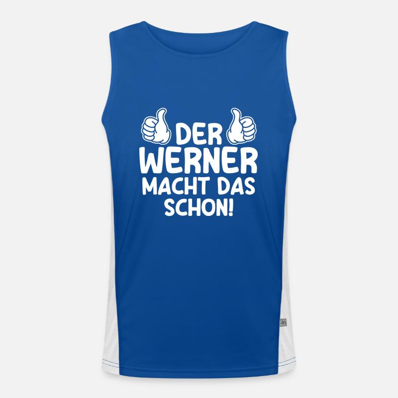 Werner Funktionelles Kontrast-Tank Top für Männer 