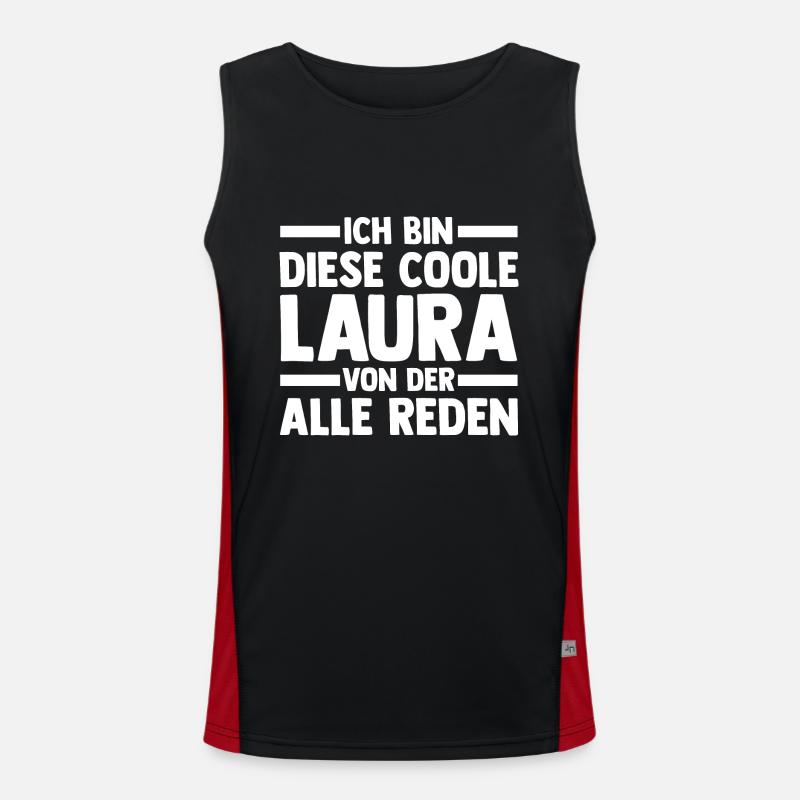 Laura Funktionelles Kontrast-Tank Top für Männer 