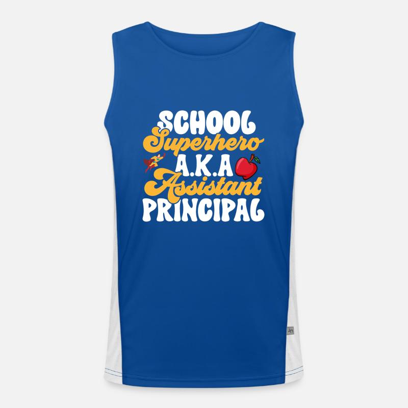 Deputy Principal Men's Functional Contrast Tank Top 