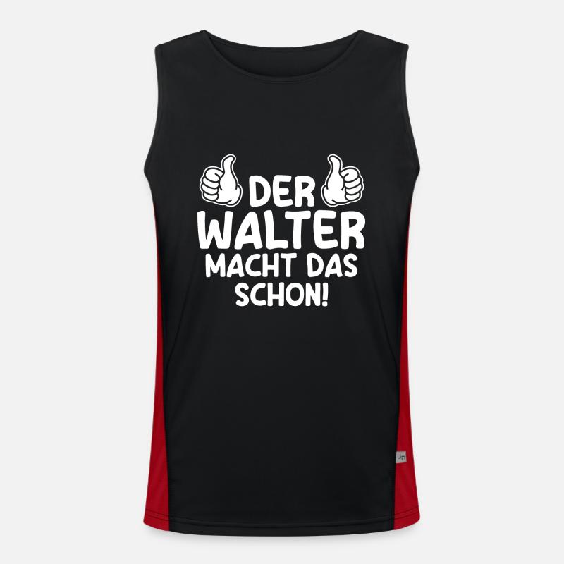Walter Funktionelles Kontrast-Tank Top für Männer 