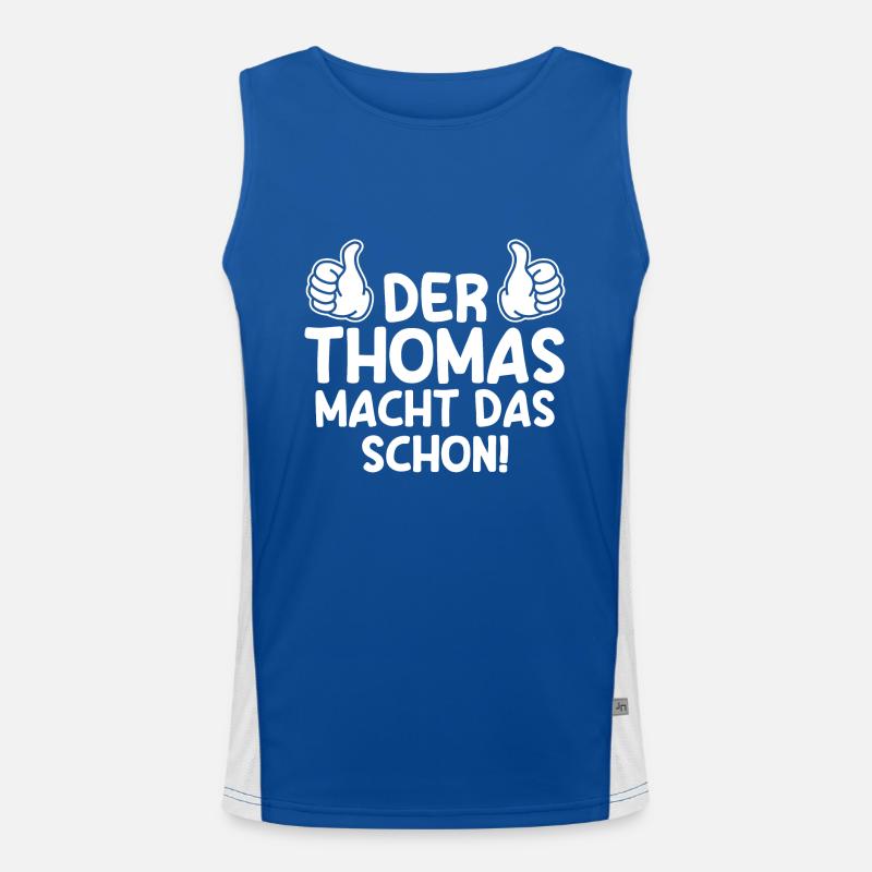 Thomas Funktionelles Kontrast-Tank Top für Männer 