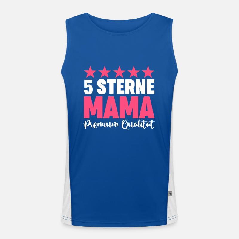 Muttertag Mutter Mama Funktionelles Kontrast-Tank Top für Männer 