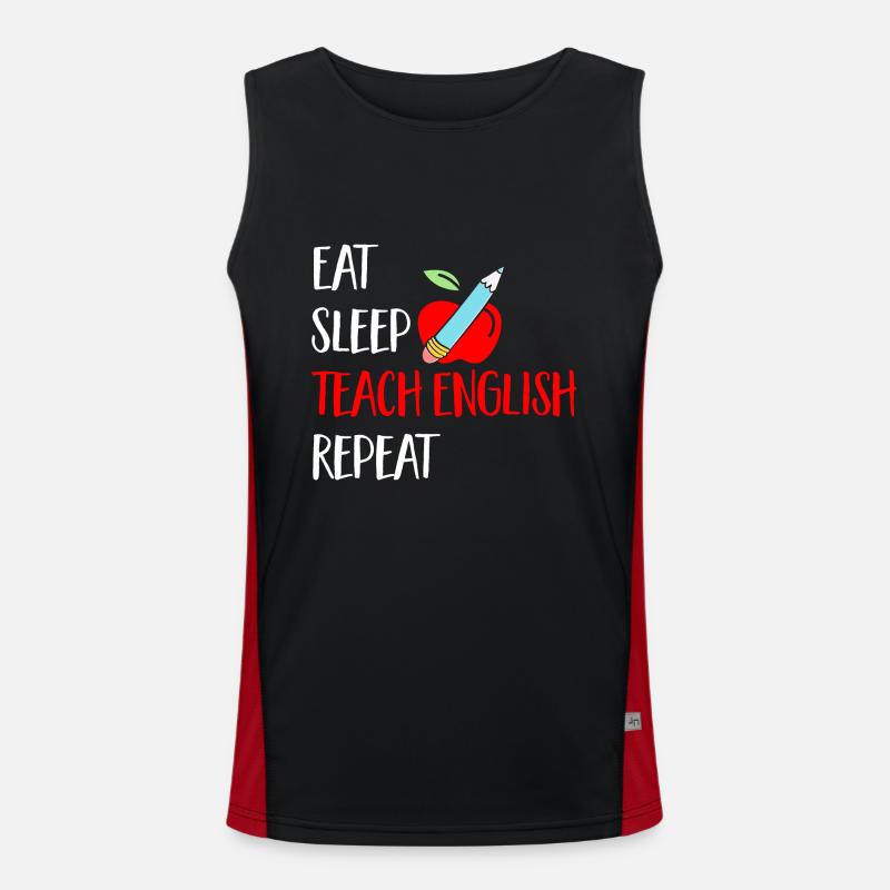 Professeur d’anglais langue seconde langue étrangère Débardeur respirant contrasté Homme 