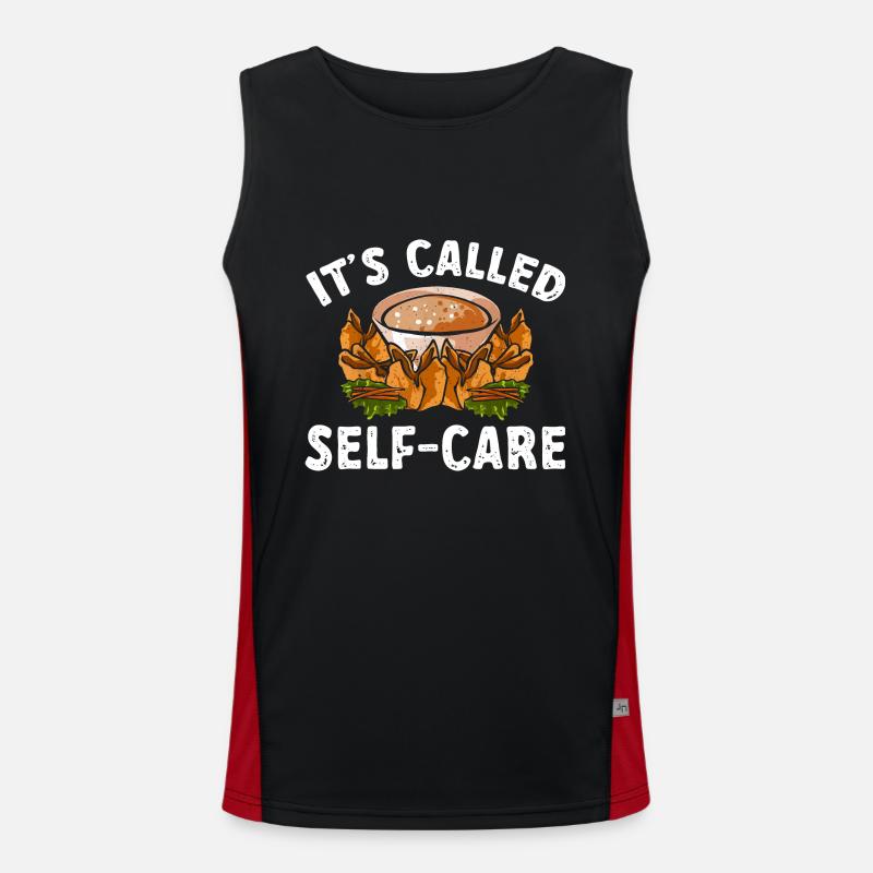Krabben Rangoon Crab Rangoon Funktionelles Kontrast-Tank Top für Männer 