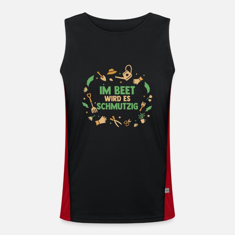 Gartenarbeit Hobbygärtner Gärtner Garten Funktionelles Kontrast-Tank Top für Männer 