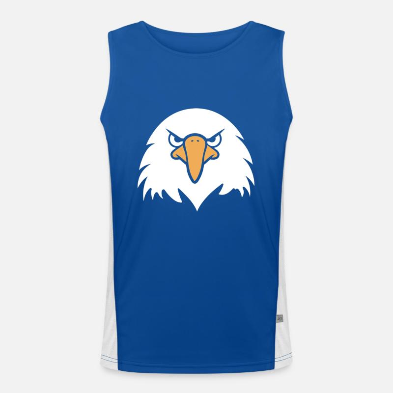 Oiseau aigle Débardeur respirant contrasté Homme 