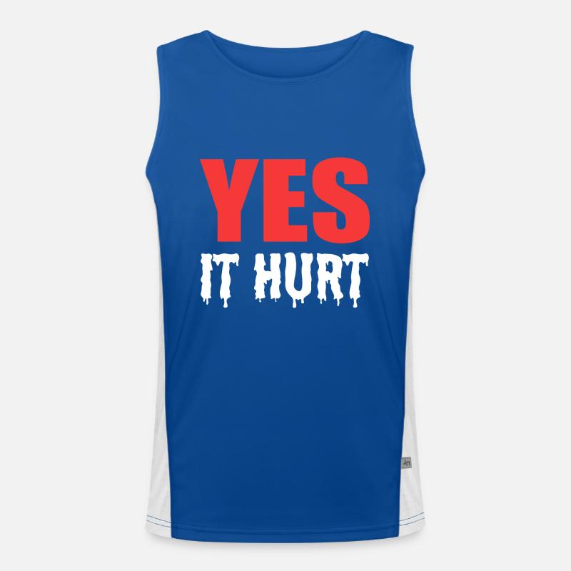 Broken leg Men's Functional Contrast Tank Top 