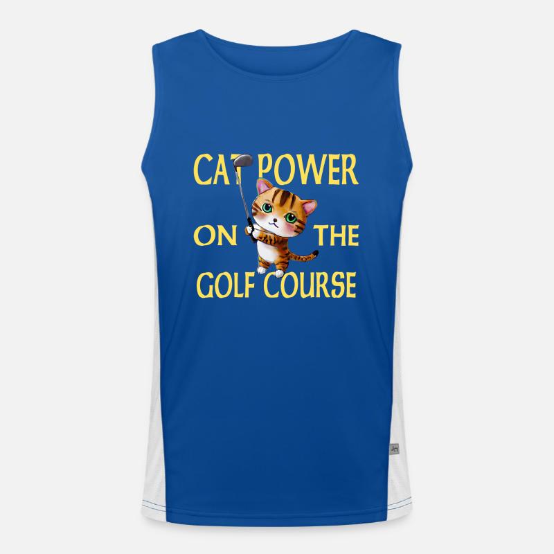 Chat de golf Débardeur respirant contrasté Homme 