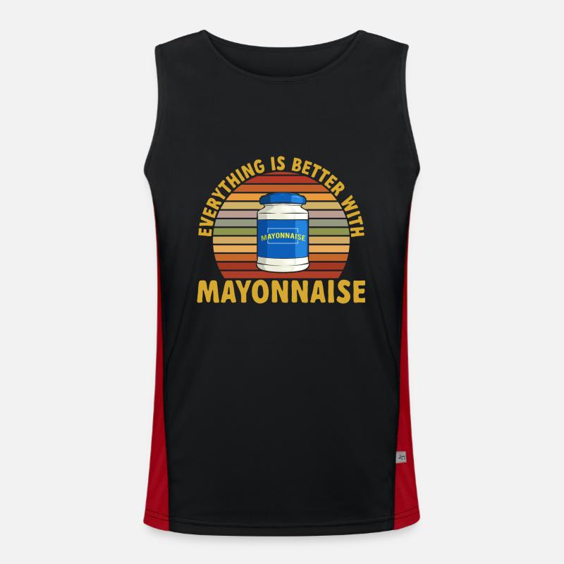 Mayonnaise Débardeur respirant contrasté Homme 