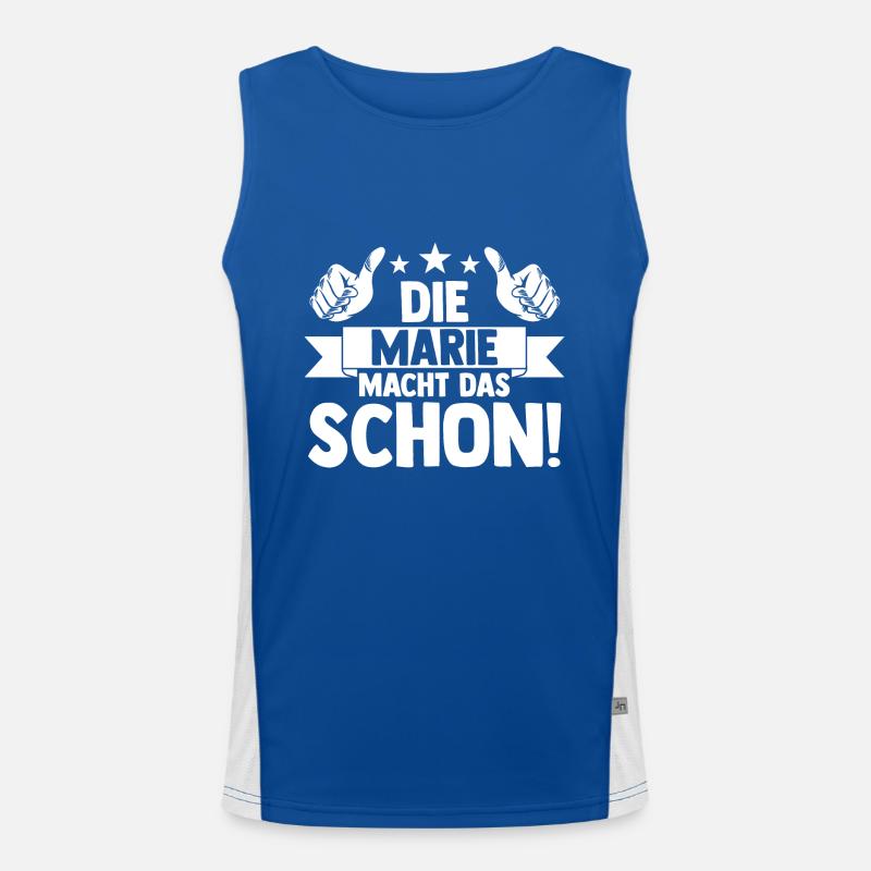 Marie Funktionelles Kontrast-Tank Top für Männer 