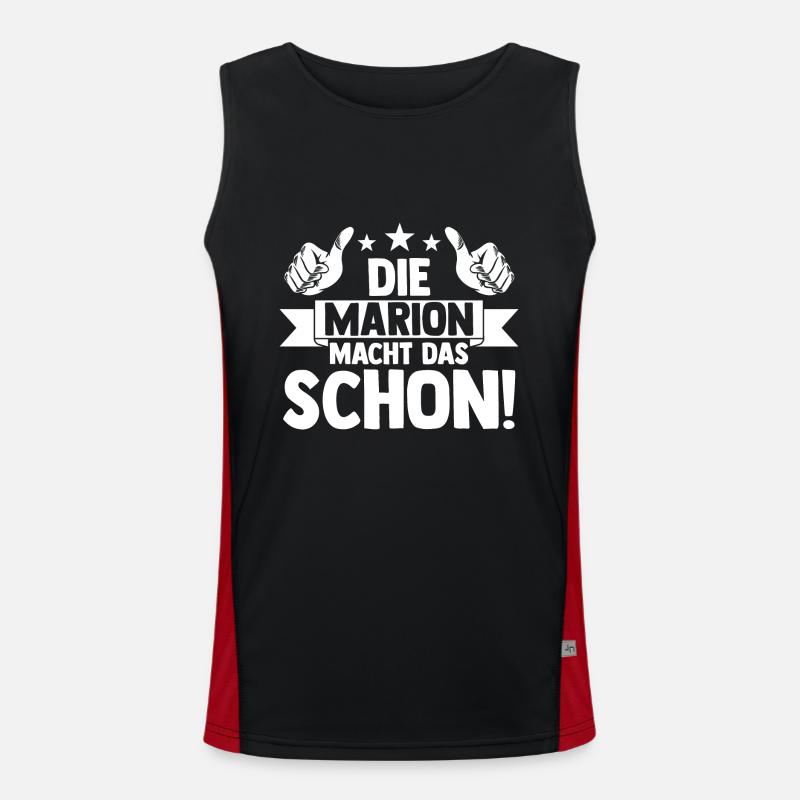 Marion Funktionelles Kontrast-Tank Top für Männer 