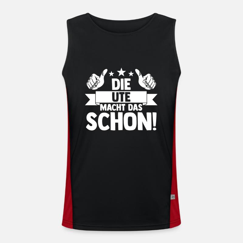 Ute Funktionelles Kontrast-Tank Top für Männer 