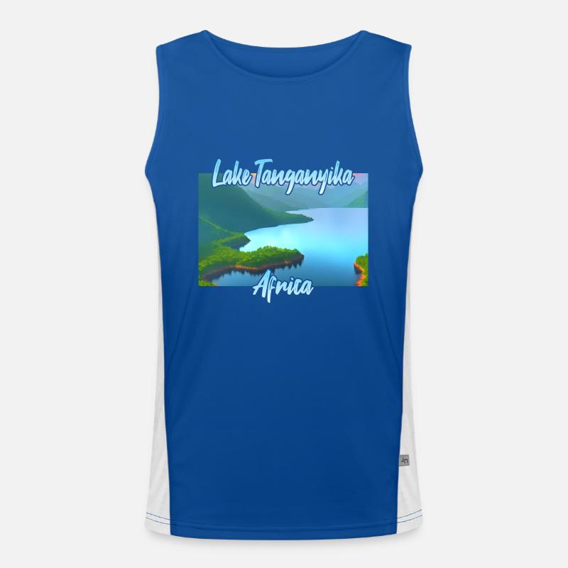 Lac tanganyika Débardeur respirant contrasté Homme 