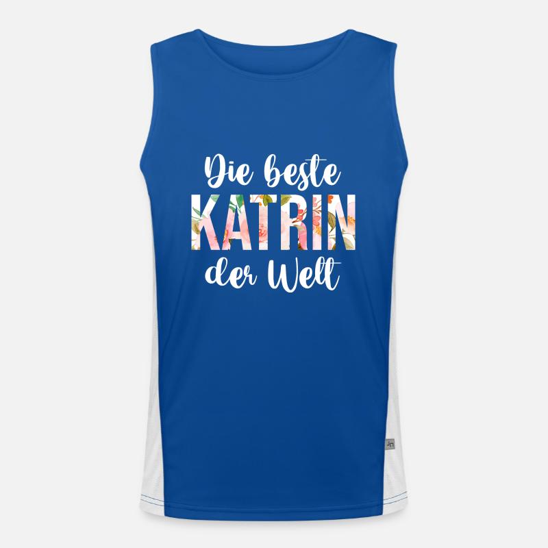 Katrin Funktionelles Kontrast-Tank Top für Männer 