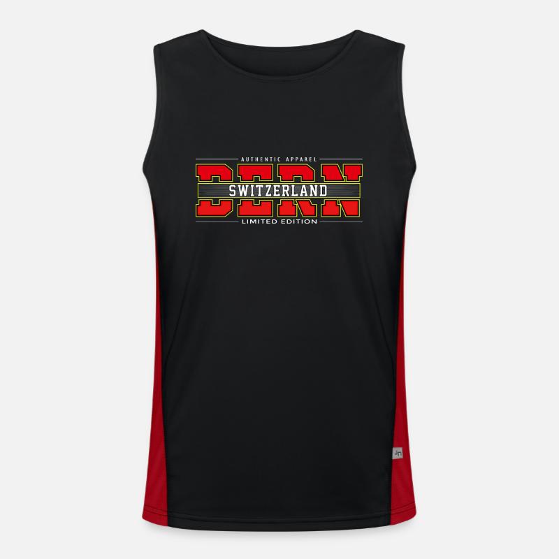 Bern Funktionelles Kontrast-Tank Top für Männer 
