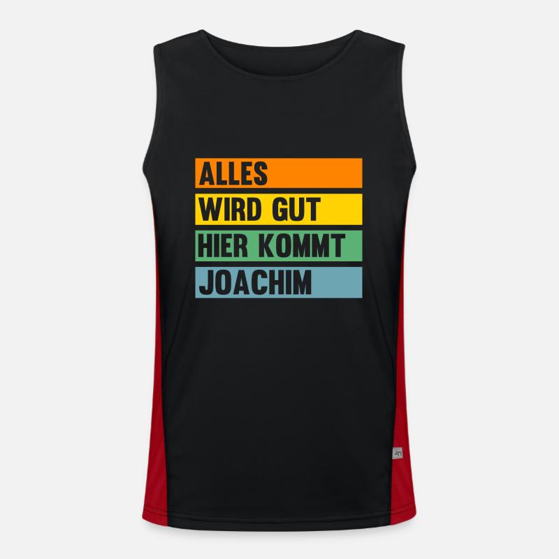 Joachim Funktionelles Kontrast-Tank Top für Männer 