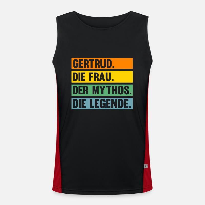 Gertrud Funktionelles Kontrast-Tank Top für Männer 
