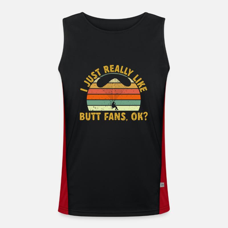 Paramotor Motorized paraglider Men's Functional Contrast Tank Top 