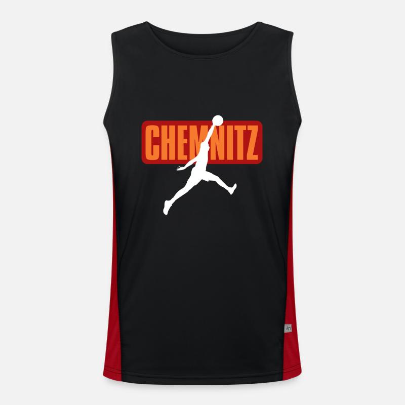 Chemnitz, my city! Men's Functional Contrast Tank Top 